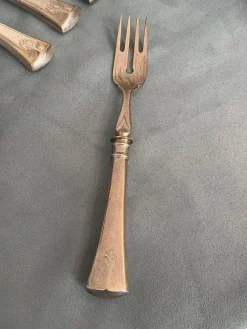 Discount Pamono Silver Fish Cutlery for 6 People from Seligmann, 1890s, Set of 12