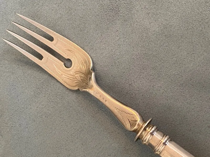 Discount Pamono Silver Fish Cutlery for 6 People from Seligmann, 1890s, Set of 12