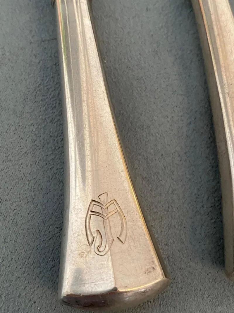 Discount Pamono Silver Fish Cutlery for 6 People from Seligmann, 1890s, Set of 12