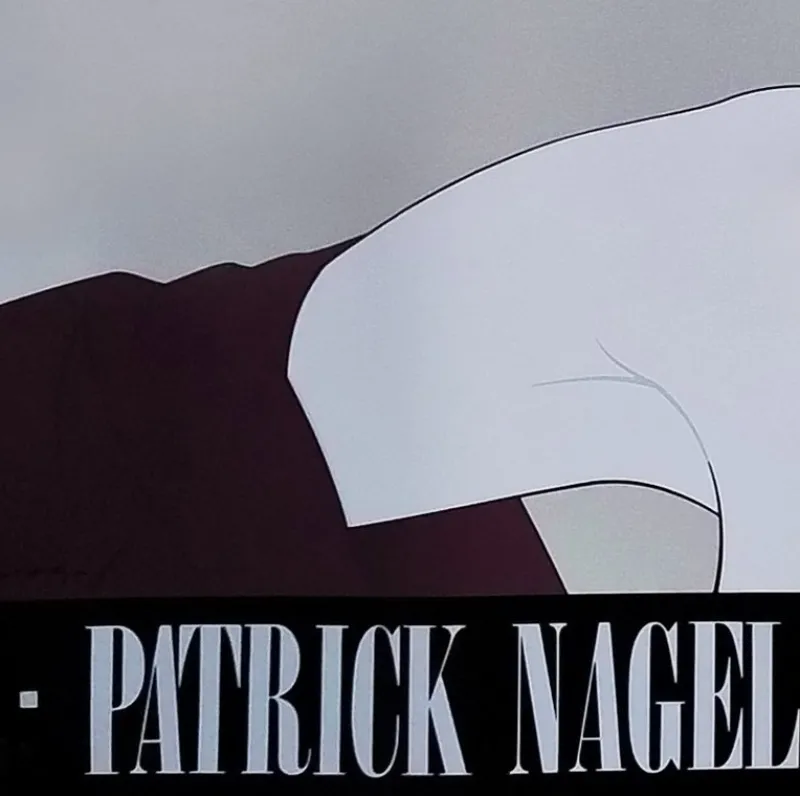 Pamono Silver Foiled Sunglasses Art Poster by Patrick Nagel, 1980s> Posters