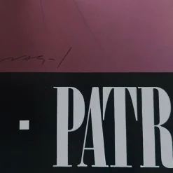 Pamono Silver Foiled Sunglasses Art Poster by Patrick Nagel, 1980s><noscript><img width=