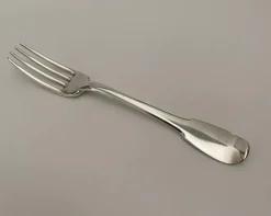 Best Pamono Silver Fork from NM, 18th Century
