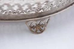 Hot Pamono Silver Fruit Bowl with Rack