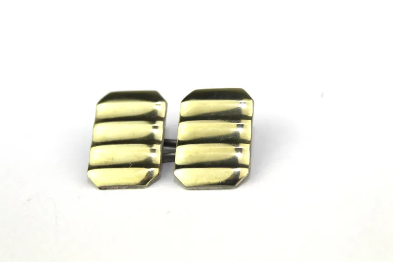 Pamono Silver Gilt Cufflinks, 1960s, Set of 2> Cufflinks