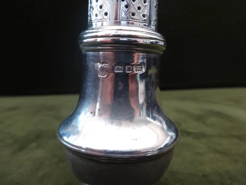 Outlet Pamono Silver Hallmarked Pepper George Burrows