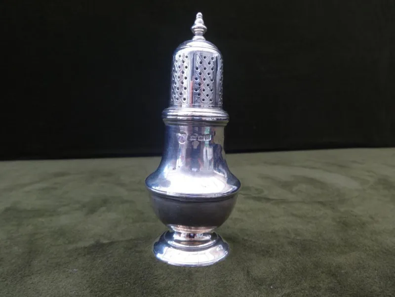 Outlet Pamono Silver Hallmarked Pepper George Burrows