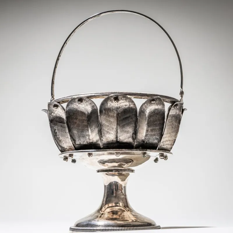 Outlet Pamono Silver Handled Bowl by Benedikt N.K. Ranninger, Vienna, 1819