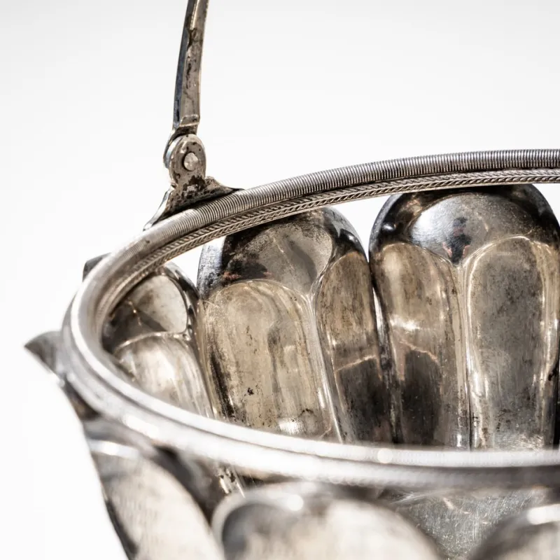 Outlet Pamono Silver Handled Bowl by Benedikt N.K. Ranninger, Vienna, 1819