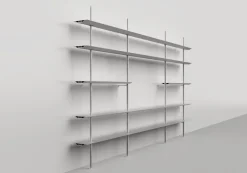 Pamono Silver Hypostyla System 6 by Oscar Tusquets & Lluis Clotet for BD Barcelona> Storage