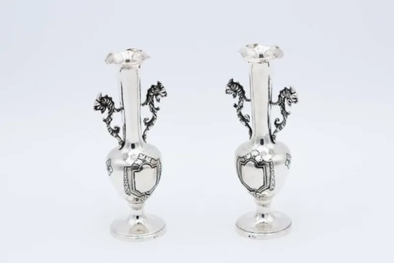 Clearance Pamono Silver Jugs with Handles, Set of 2