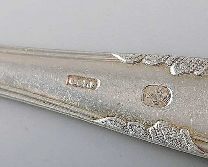 Sale Pamono Silver Lunch Service Set from Cohr, 20th Century, Set of 16