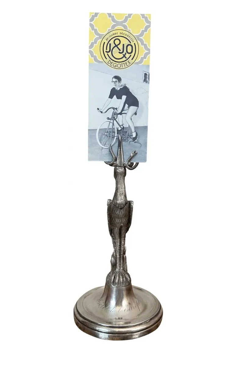 Best Pamono Silver Metal Menu Holder, 1900