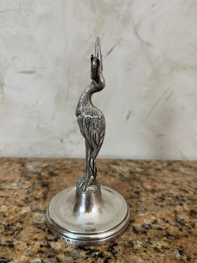 Best Pamono Silver Metal Menu Holder, 1900