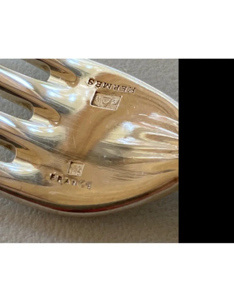Pamono Silver Metal Moisson Cutlery Set from Hermès Paris, 1950s, Set of 48> Cutlery & Serving Utensils