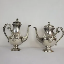 Best Pamono Silver Metal Tea or Coffee Service, 1905, Set of 5