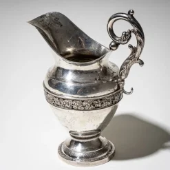 Clearance Pamono Silver Milk Jug by Carl Ehrenfried Giese, Greifswald, Germany, 1830s