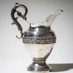 Clearance Pamono Silver Milk Jug by Carl Ehrenfried Giese, Greifswald, Germany, 1830s