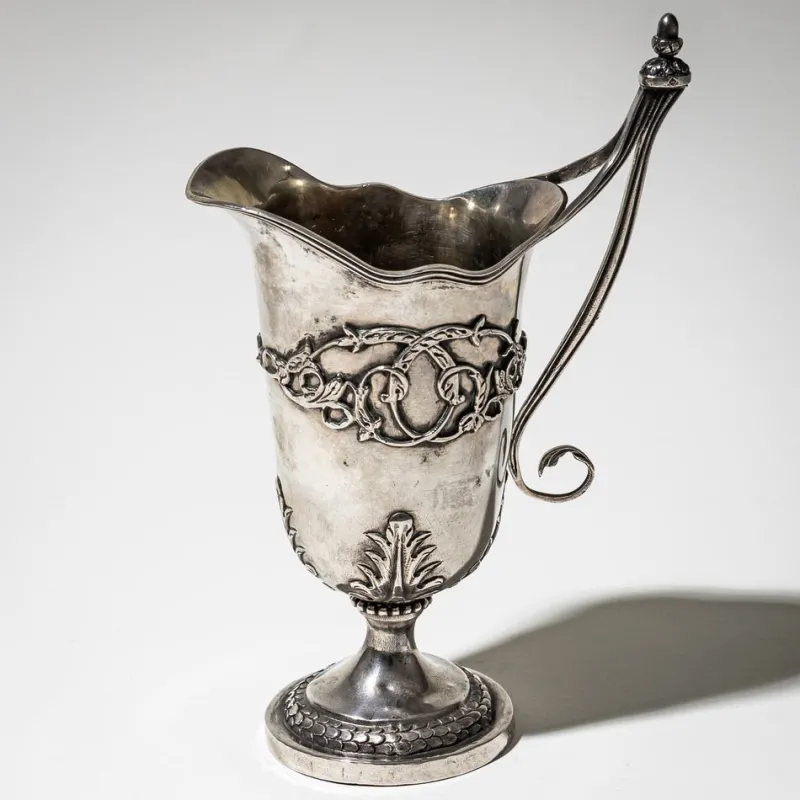 Sale Pamono Silver Milk Jug, Leipzig, Germany, 1800s
