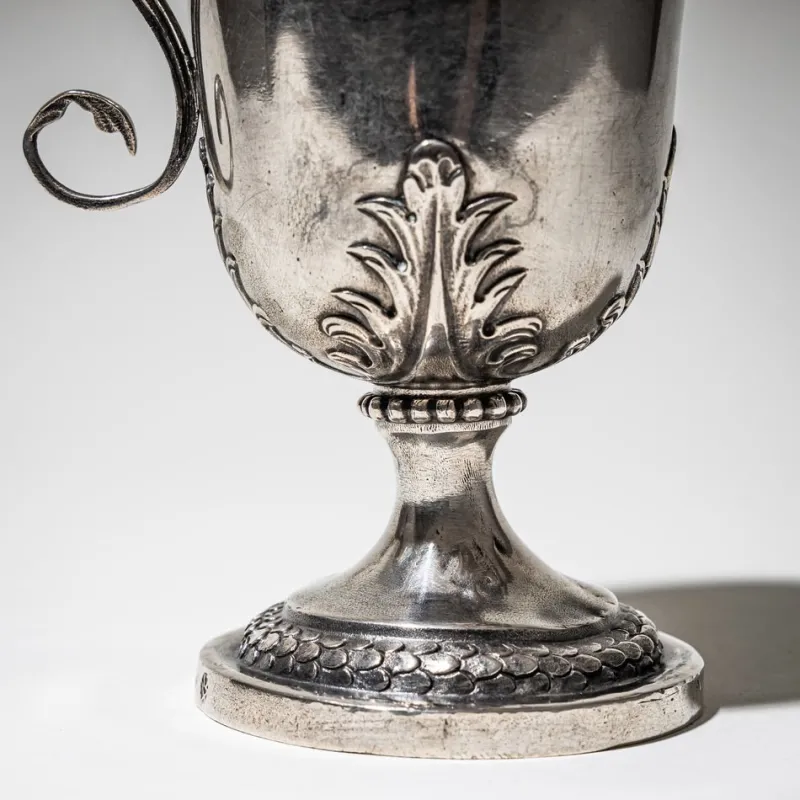 Sale Pamono Silver Milk Jug, Leipzig, Germany, 1800s