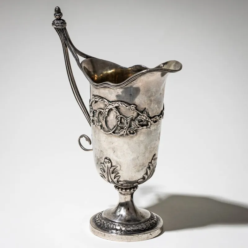Sale Pamono Silver Milk Jug, Leipzig, Germany, 1800s