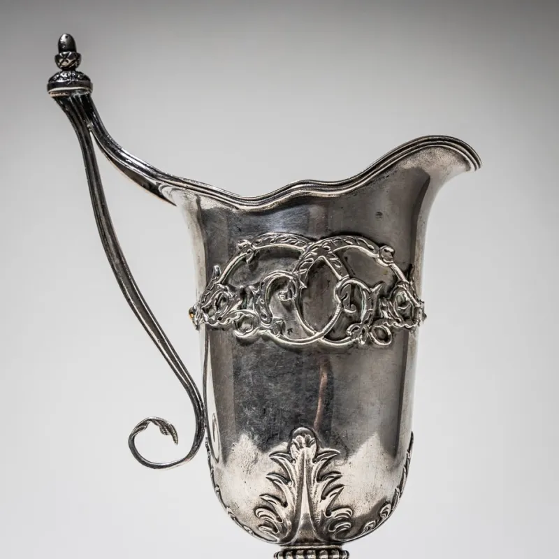 Sale Pamono Silver Milk Jug, Leipzig, Germany, 1800s
