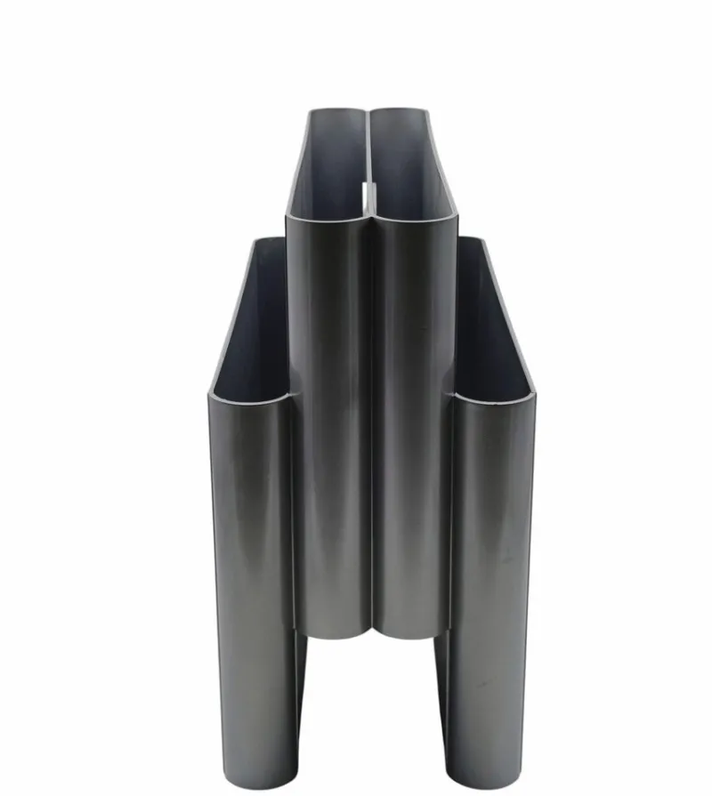 Pamono Silver Model 4676 Magazine Holder by Giotto Stoppino for Kartell, Italy, 1970s> Magazine Racks