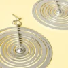 Pamono Silver Moon Earrings by Tapio Wirkkala from Nesto, 1972, Set of 2> Earrings