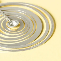 Pamono Silver Moon Earrings by Tapio Wirkkala from Nesto, 1972, Set of 2><noscript><img width=