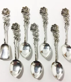 Online Pamono Silver Pastry Forks, Teaspoons and Sugar Scoop by Christoph Widmann, Germany, Set of 13
