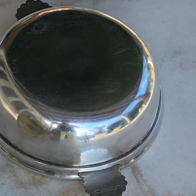Hot Pamono Silver Plate Metal Bowl by Felix Frères, France