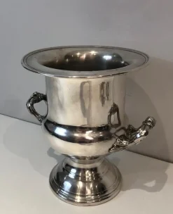 Pamono Silver Plated Champagne Bucket, France, 1900s><noscript><img width=