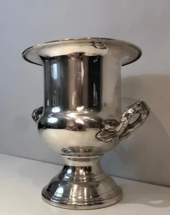 Pamono Silver Plated Champagne Bucket, France, 1900s><noscript><img width=