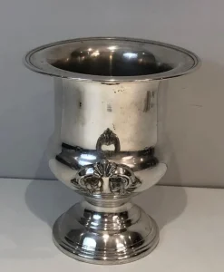 Pamono Silver Plated Champagne Bucket, France, 1900s><noscript><img width=