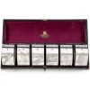 Clearance Pamono Silver Plated Napkin Holders, Sheffield, England, 1880, Set of 6