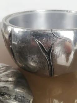 Best Pamono Silver Plated Pomegranate Ice Bucket by Mauro Manetti, Florence, Italy, 1970s