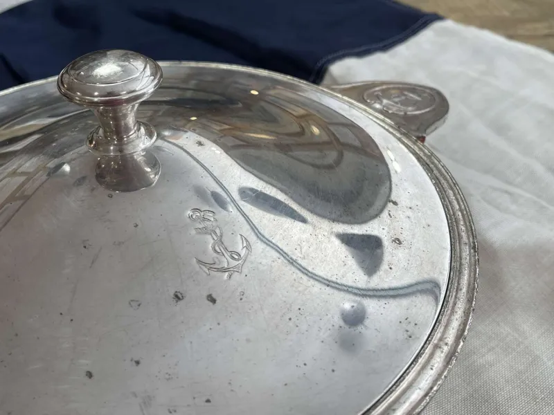 Outlet Pamono Silver Plated Vegetable Dish