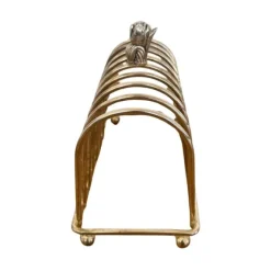 New Pamono Silver Plated Victorian English Toast Rack, 1890s