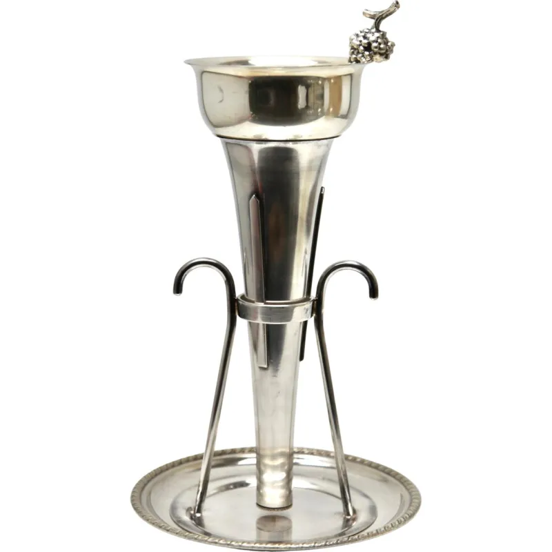 Clearance Pamono Silver Plated Wine Bar Funnel