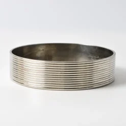 Pamono Silver Plated Wine Bottle Coaster from Loewe, 1980s><noscript><img width=