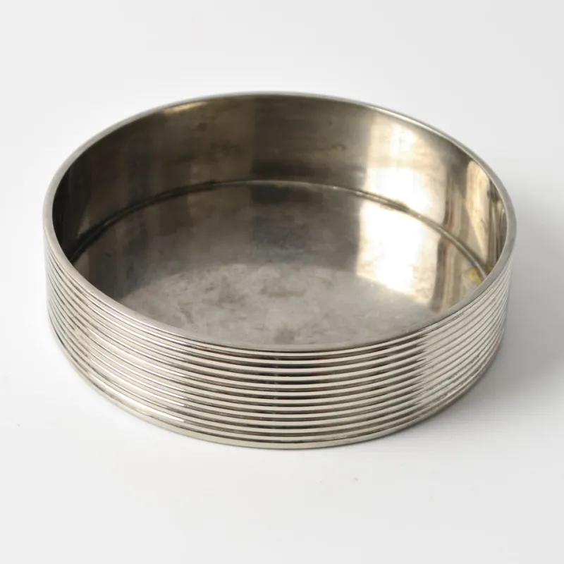 Pamono Silver Plated Wine Bottle Coaster from Loewe, 1980s> Ice Buckets & Wine Coolers