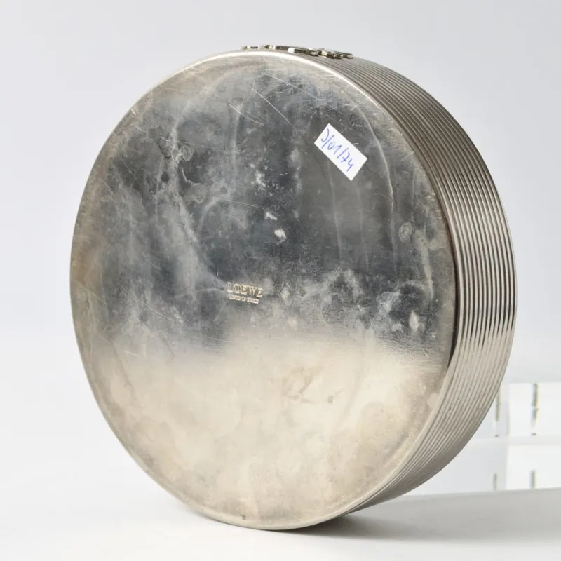 Pamono Silver Plated Wine Bottle Coaster from Loewe, 1980s> Ice Buckets & Wine Coolers
