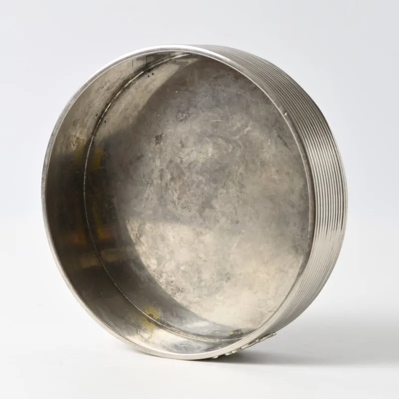 Pamono Silver Plated Wine Bottle Coaster from Loewe, 1980s> Ice Buckets & Wine Coolers