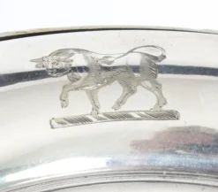 Pamono Silver Plated Wine Coolers from Hawksworth, Eyre & Co, 19th Century, Set of 2><noscript><img width=