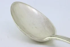 Online Pamono Silver Rice and Serving Spoon with Embossed Handle Grooves