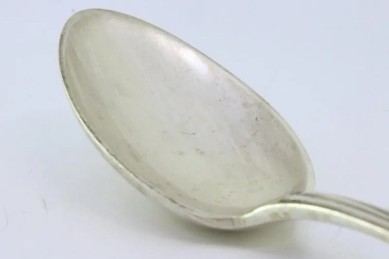 Online Pamono Silver Rice and Serving Spoon with Embossed Handle Grooves