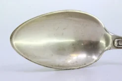 Online Pamono Silver Rice and Serving Spoon with Embossed Handle Grooves