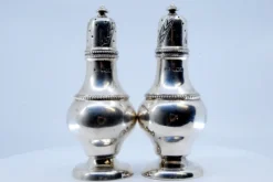 New Pamono Silver Salt and Pepper Shakers, Set of 2