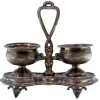 Outlet Pamono Silver Salt and Pepper Shakers with Pearly Friezes