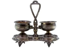 Outlet Pamono Silver Salt and Pepper Shakers with Pearly Friezes