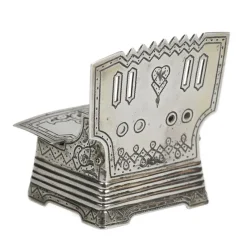 Pamono Silver Salt Shaker Throne, Moscow, Russia, 1867> Salt & Pepper Shakers